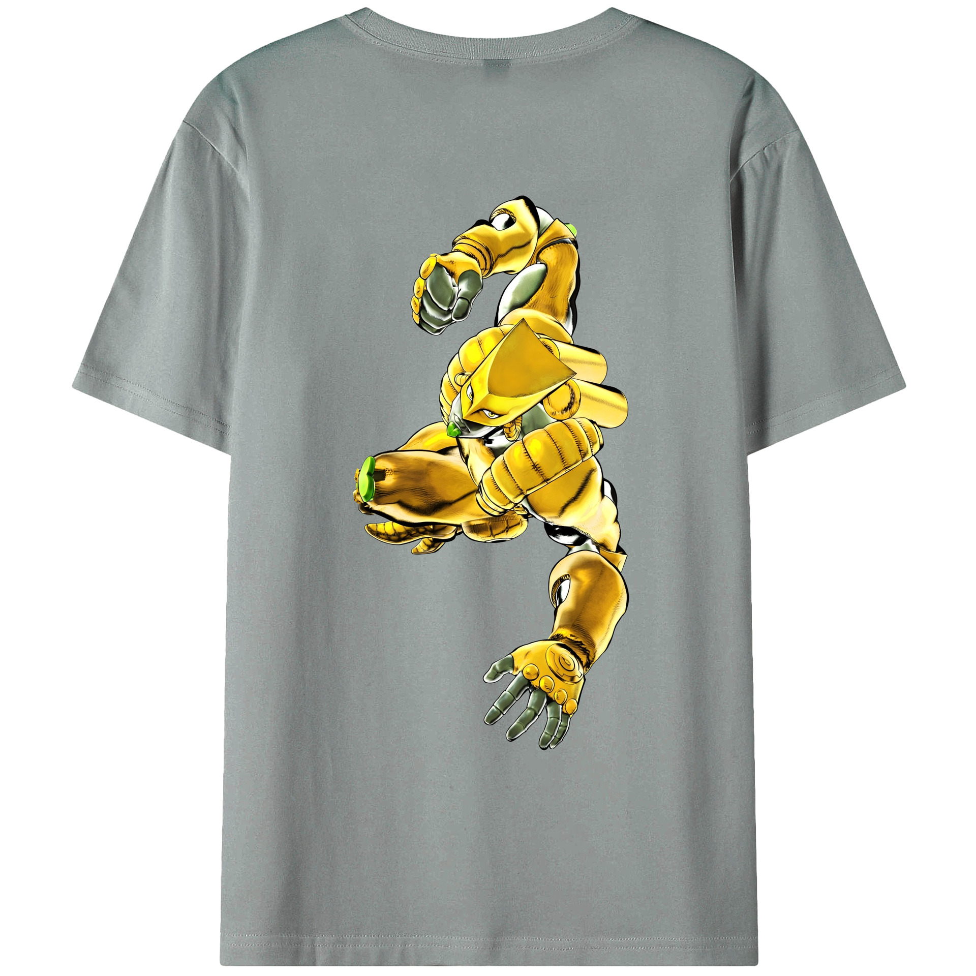 （画像用） ジョジョの奇妙な冒険 ディオ?ブランドー JoJo's Bizarre Adventure Dio Brando 綿100％ メンズ半袖Tシャツ（バックプリント） 通気性